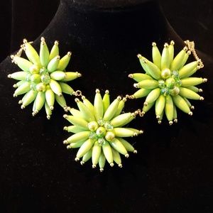 Spikey Green Mum Necklace